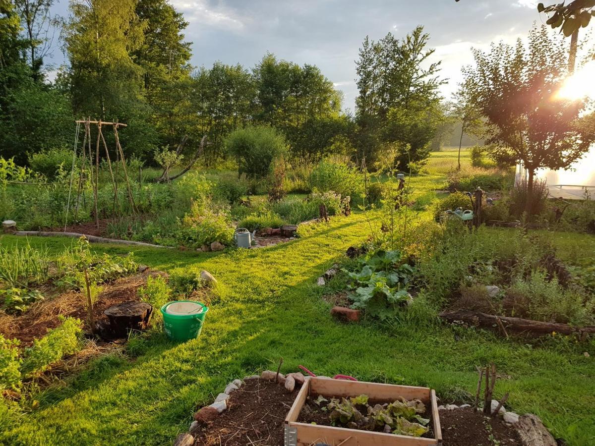 Bed and Breakfast Le Jardin Des Gouttes Rougegoutte Exterior foto
